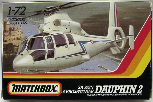 Matchbox 1/72 Sa-365N Dauphin, PK-38 plastic model kit